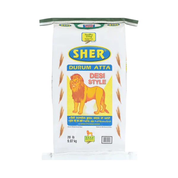 Sher Desi Style Atta 20lb