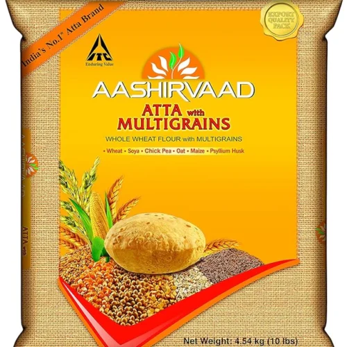 Aashirvaad Whole Wheat Atta with Multigrain 10lb